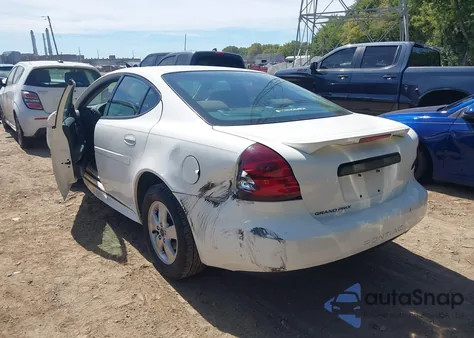 2006 Pontiac Grand Prix z USA, uszkodzony, nr VIN 2G2WP552461105185